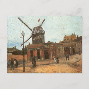 Carte Postale Vincent van Gogh - Moulin de la Galette, Windmill