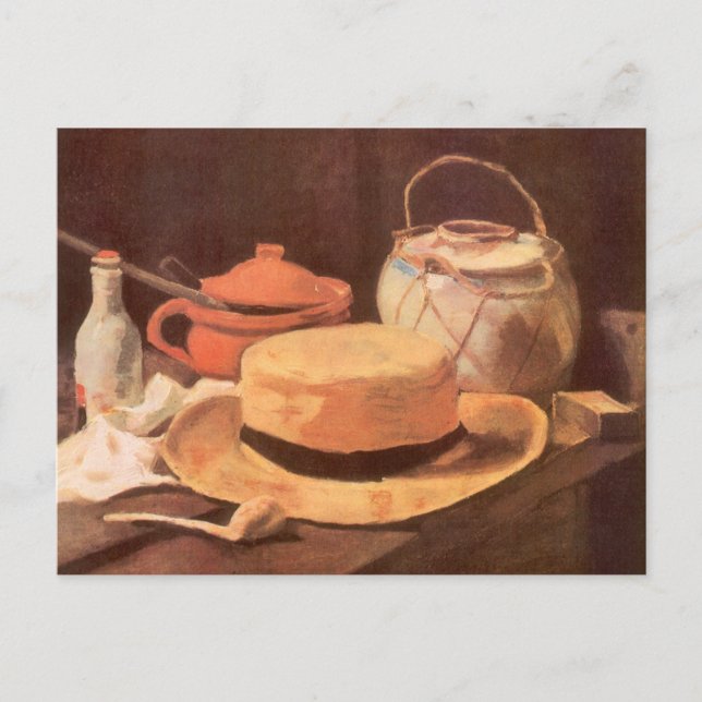 Carte Postale Vincent van Gogh - Nature morte avec chapeau de pa (Devant)