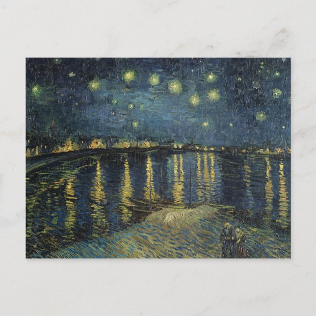 Carte Postale Vincent van Gogh | Nuit étoilée sur le Rhône (Devant)