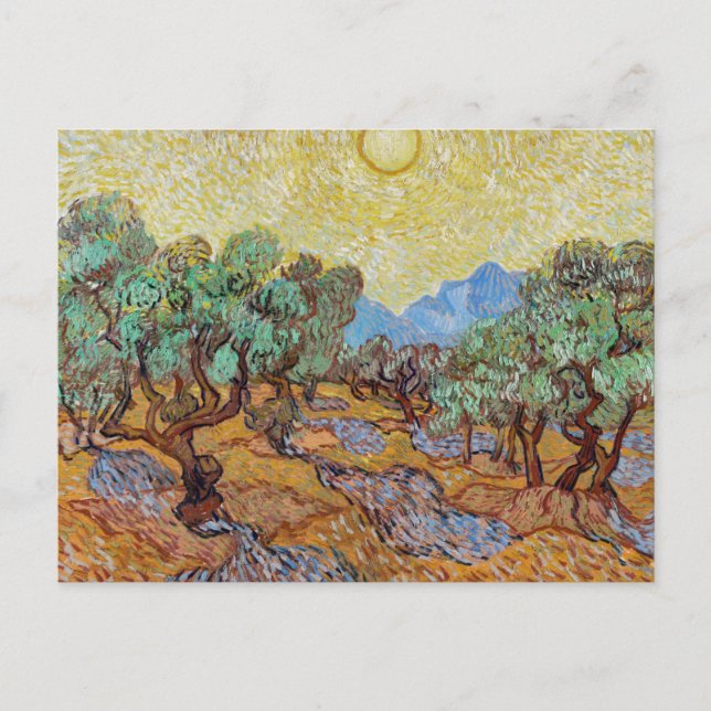Carte postale Vincent van Gogh Olive Trees | Étonn (Devant)