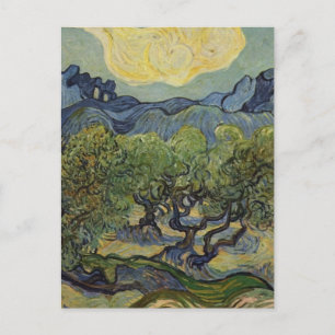 Carte Postale Vincent van Gogh - Paysage avec oliviers