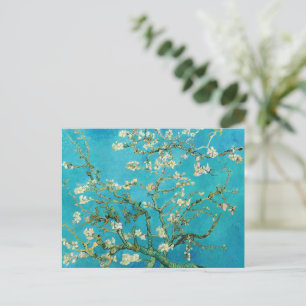 Carte Postale Vincent Van Gogh peignant Floraison des amandiers