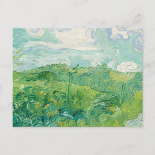 Carte Postale Vincent Van Gogh peinture Champ de blé vert