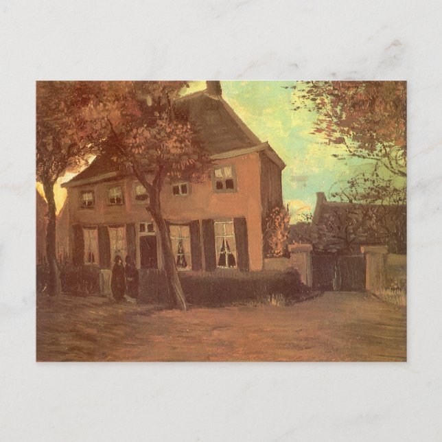 Carte Postale Vincent van Gogh - Presbytère à Nuenen (Devant)