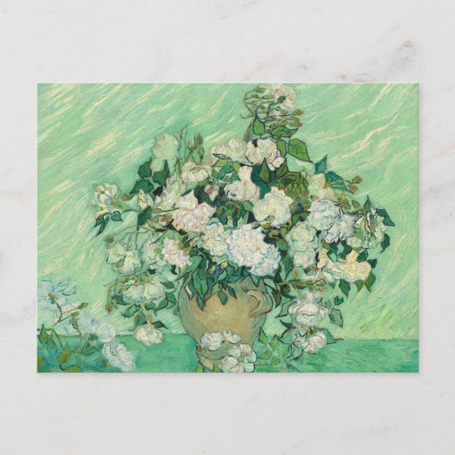 Carte Postale Vincent van Gogh Roses (Devant)