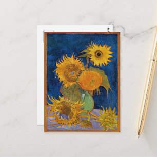 Carte Postale Vincent Van Gogh - Sunflowers, 2e version
