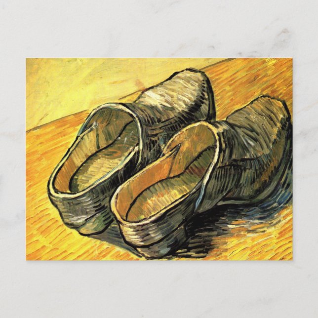 Carte Postale Vincent van Gogh - Une paire de sabots en cuir (Devant)