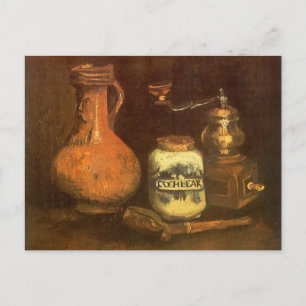 Carte Postale Vincent van Gogh - Vie morte avec moulin à café