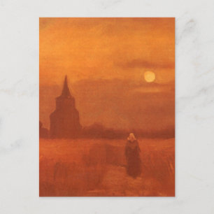 Carte Postale Vincent van Gogh - Vieille tour dans les champs
