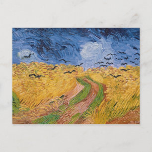 Carte Postale Vincent van Gogh Wheatfield with Crows, 1890