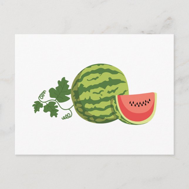 Carte Postale Vine de pastèque (Devant)