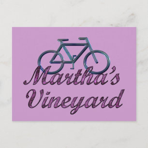 Carte postale Vineyard Bicyclette
