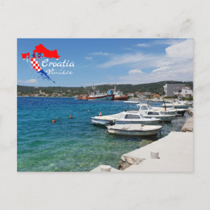 Carte Postale Vinišće, Croatie Dalmatie Mer Adriatique