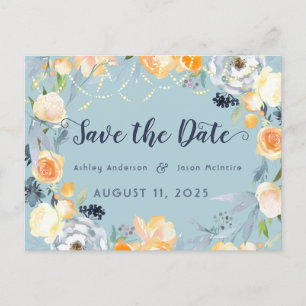 Carte Postale VINS BLANCS & ROSES Enregistrer La Date
