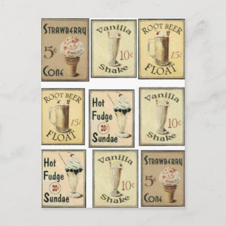 carte postale vintage