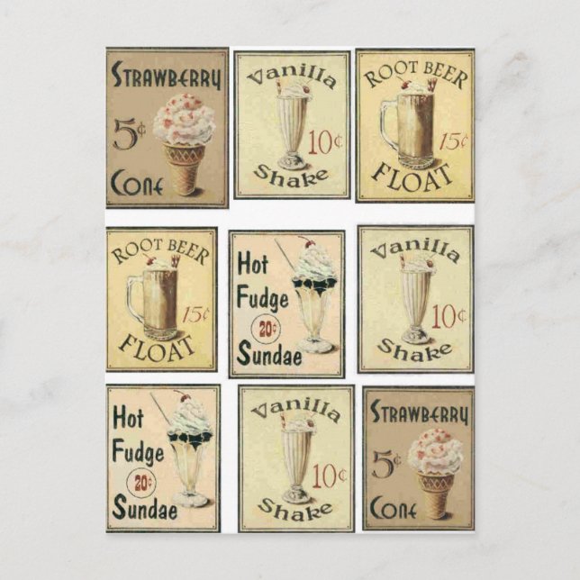 carte postale vintage (Devant)