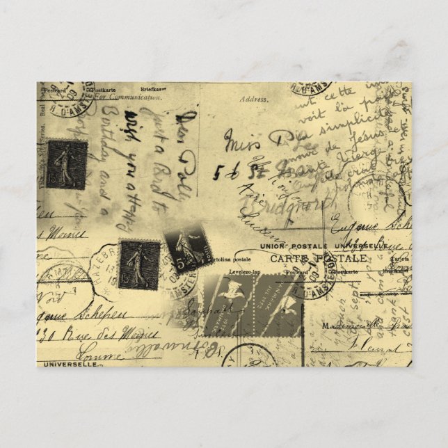 Carte postale vintage (Devant)