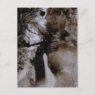 Carte Postale Vintage, 1890, Chutes Trummelbach, Lauterbrunnen