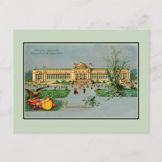 Carte Postale Vintage 1904 Souvenir Officiel Saint-Louis (Devant)