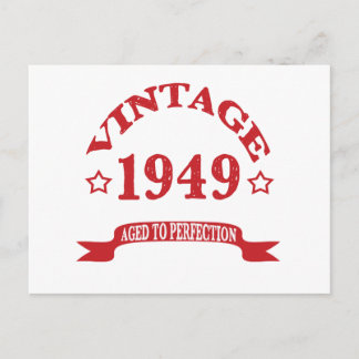 Carte Postale Vintage 1949 Vieilli à la perfection