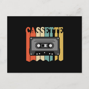 Carte Postale Vintage 1969 Cassette Rétro Idée cadeau d'annivers