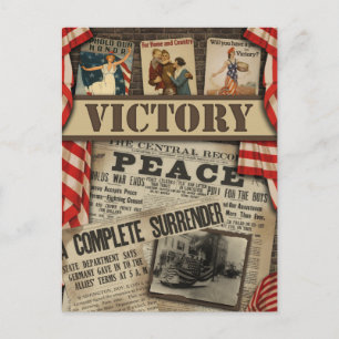 Carte postale vintage 2ÈME GUERRE MONDIALE Victoir
