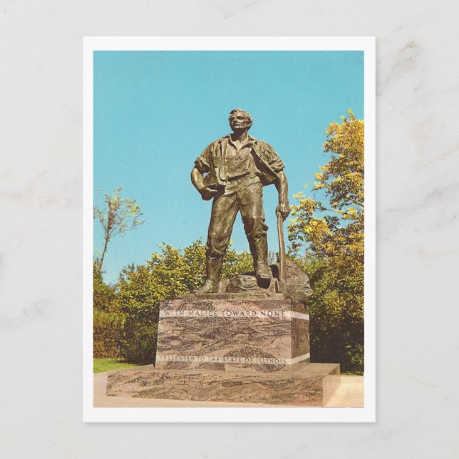 Carte Postale Vintage Abraham Lincoln (Devant)