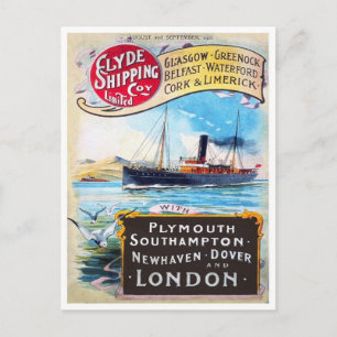 Carte postale Vintage Ad Poster