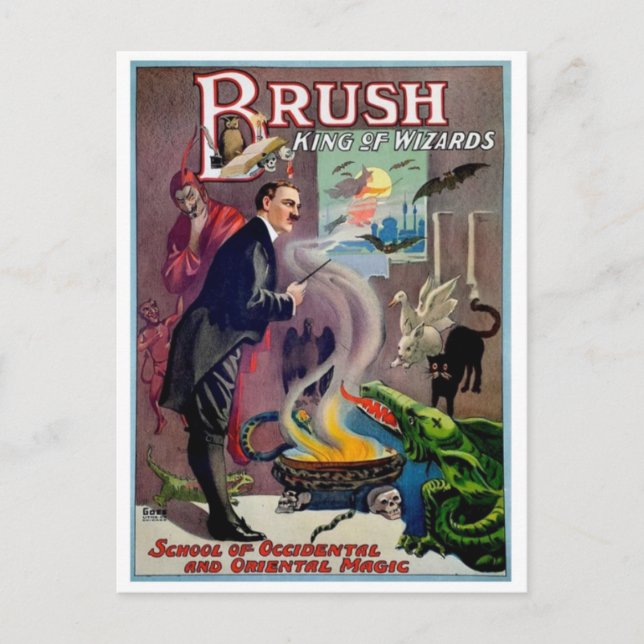 Carte postale Vintage Ad Poster (Devant)
