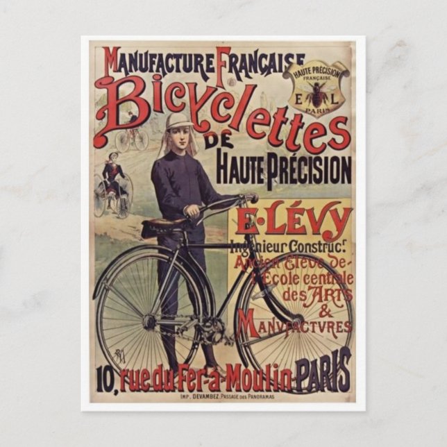 Carte postale Vintage Ad Poster (Devant)