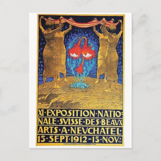 Carte postale Vintage Ad Poster (Devant)