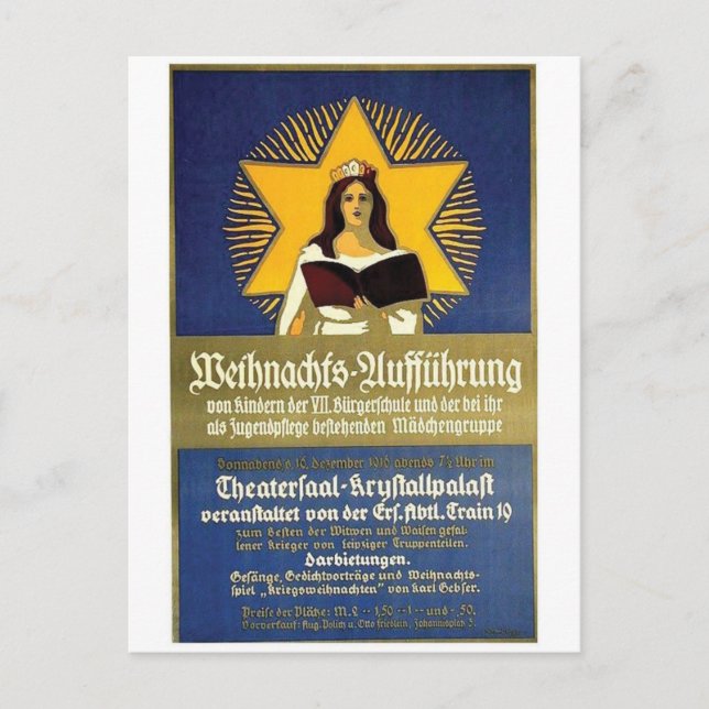 Carte postale Vintage Ad Poster (Devant)