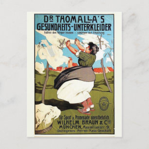 Carte postale Vintage Ad Poster