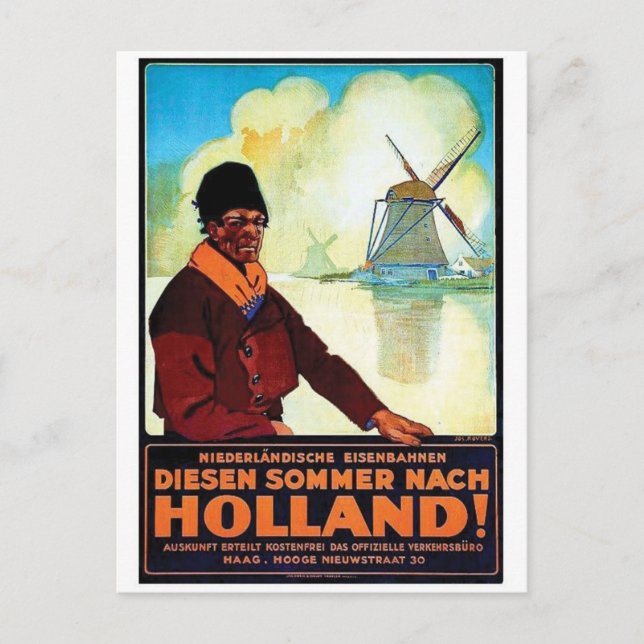 Carte postale Vintage Ad Poster (Devant)