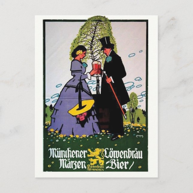 Carte postale Vintage Ad Poster (Devant)