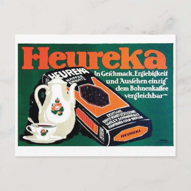 Carte postale Vintage Ad Poster (Devant)