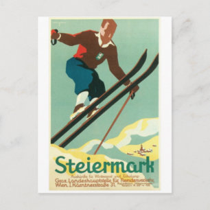Carte postale Vintage Ad Poster