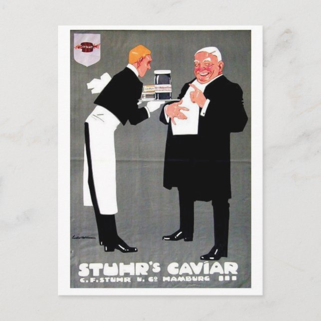 Carte postale Vintage Ad Poster (Devant)