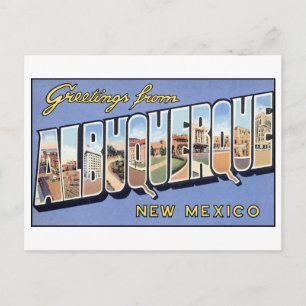 Carte postale vintage Albuquerque