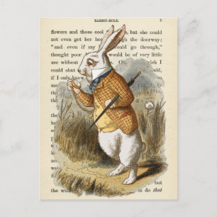 Carte postale vintage Alice au pays des merveilles
