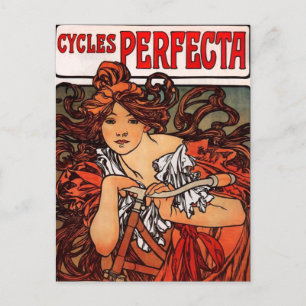 Carte postale Vintage Alphonse Mucha