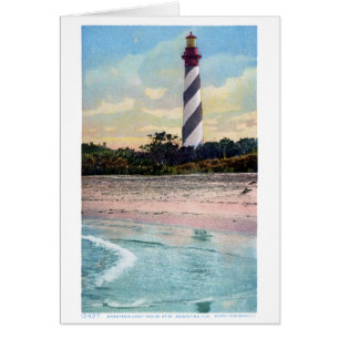 Carte postale Vintage Anastasia Light House restau