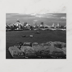 Carte Postale Vintage Angleterre Londres Thames river skyline ci