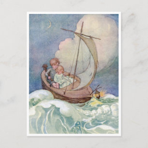 Carte Postale Vintage Anne Anderson Voyage à Fairyland