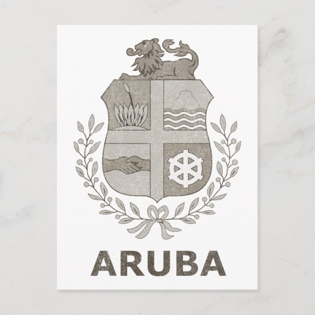 Carte Postale Vintage Aruba (Devant)