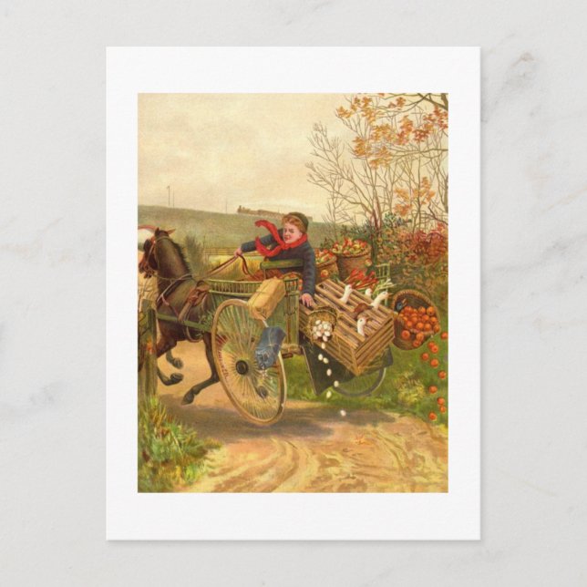 Carte postale vintage Automne (Devant)