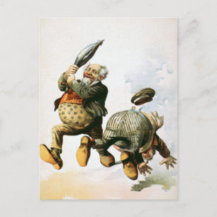 Carte Postale vintage "bande dessinée"