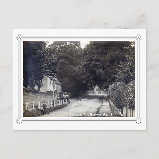 Carte Postale Vintage Basingstoke, Hampshire, Royaume-Uni (Devant)