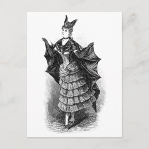 Carte Postale Vintage Bat Lady
