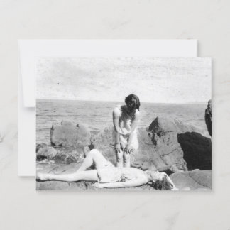 Carte postale vintage Beach